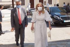 Ο Δήμαρχος Ερμιονίδας υποδέχεται την Μαριάννα Β. Βαρδινογιάννη