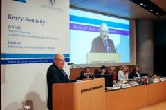 Ο Δημήτρης Παντερμαλής κατά την διάρκεια της ομιλίας του
