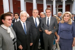 Λίνα Μενδώνη, Προκόπης Παυλόπουλος, Τάκης Θεοδωρικάκος, Κυριάκος Μητσοτάκης, Μαριάννα Β. Βαρδινογιάννη