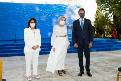 Η ΠτΔ κα Κατερίνα Σακελλαροπούλου, Μαριάννα Β. Βαρδινογιάννη, Κυριάκος Μητσοτάκης
