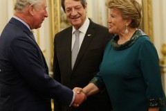 Ο Πρίγκιπας Κάρολος με τον Νίκο και την Άντρη Αναστασιάδη