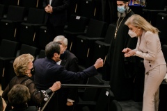 Η Μαριάννα Β. Βαρδινογιάννη με τον Πρόεδρο της Κύπρου και τη σύζυγό του κυρία Άντρη Αναστασιάδη