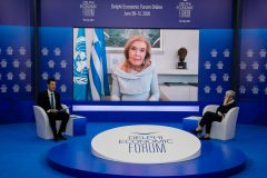 THERMOPYLAE AND SALAMIS: THE TRIUMPH OF WILL - Marianna V. Vardinoyannis, Goodwill Ambassador, UNESCO, Greece Rector Hélène Ahrweiler, President, Administration Council, European Cultural Centre of Delphi, Greece Chair: Antonis Sroiter, Anchorman, Alpha TV, Greece