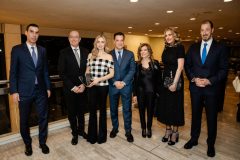 Μαρίος Θεμιστοκλέους, ο Πρέσβης της Ιταλίας Paolo Cuculi, Μαριάννα Λαιμού, Αδώνης Γεωργιάδης, Elisabetta Casellati, Χριστιάννα Β. Βαρδινογιάννη, Μανώλης Παπασάββας