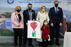 Μίνα Γκάγκα, Θάνος Πλεύρης, Μαριάννα Β. Βαρδινογιάννη, Μανώλης Παπασάββας με την μικρή Αγάπη