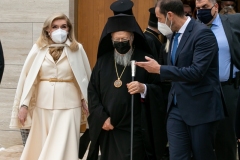 Μαριάννα Β. Βαρδινογιάννη, Οικουμενικός Πατριάρχης Βαρθολομαίος, Μανώλης Παπασάββας