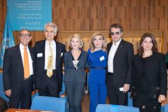 Sir Nasser D. Khalili, Herman Makarenko, Hedva Ser, Jean-Michel Jarre, Μαριάννα Β. Βαρδινογιάννη,  HRH Princess Dana Firas
