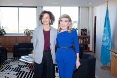 Audrey Azoulay, Μαριάννα Β. Βαρδινογιάννη