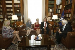 Kiki Kennedy, Μαριάννα Β. Βαρδινογιάννη, Kerry Kennedy, Ted Kennedy, Προκόπιος Παυλόπουλος