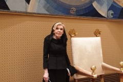 Η Μαριάννα Β. Βαρδινογιάννη στο Βατικάνο