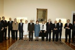 Τα μέλη του ΔΣ του Nizami Ganjavi International Center με τον Πρόεδρο της Δημοκρατίας