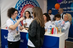 Εγγραφές νέων εθελοντών δοτών στο περίπτερο του Συλλόγου μας