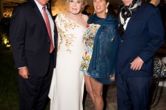 (από αριστερά) Ted Kennedy jr, Μαριάννα Β. Βαρδινογιάννη, Kerry Kennedy, Christopher Kennedy