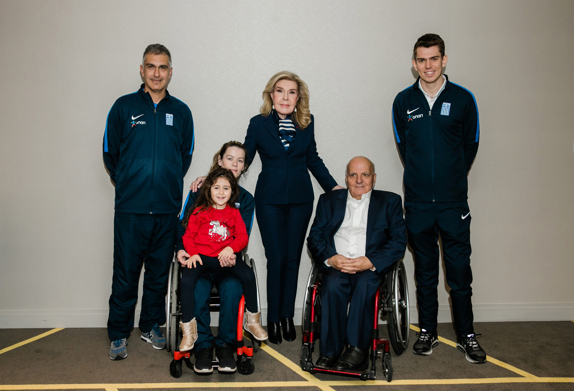 MARIANNA V. VARDINOYANNIS MEETS WITH PARALYMPIC MEDALLISTS Ελπίδα